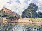 Alfred Sisley, Brucke von Hampton Court